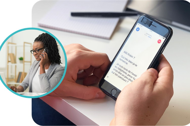 L’appli Rogervoice retranscrit les conversations téléphoniques pour les