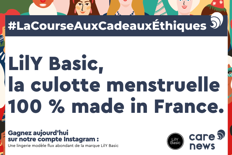 Concours pour un Noël engagé : LilY Basic vous offre une lingerie menstruelle écologique et 100 % française ! Crédit photo : Carenews