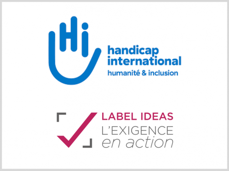 La Fédération Handicap International obtient pour la 2ème fois le LABEL IDEAS