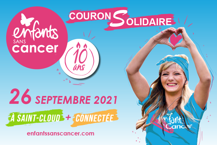 Course Enfants sans Cancer 10e édition - 26 septembre 2021