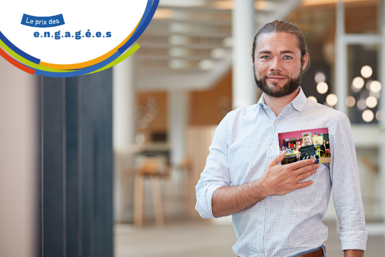 Prix des e.n.g.a.g.é.e.s : à la rencontre de Jean-Baptiste, lauréat en 2019. Crédit photo : EDF.
