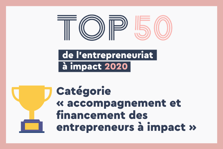 Les lauréats de la catégorie « accompagnement et financement des entrepreneurs à impact »