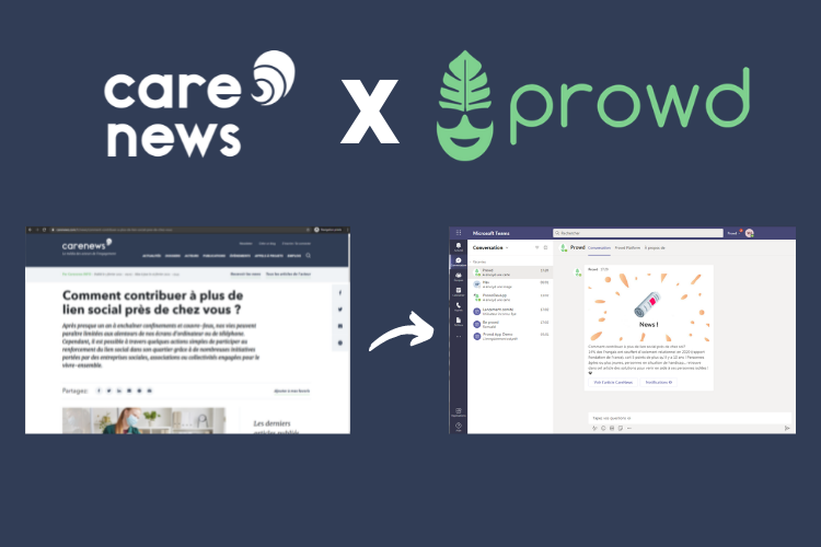 Carenews X Prowd, crédit Carenews et Prowd