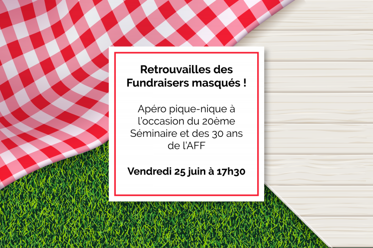 pique-niques des fundraisers, jeudi 25 juin à 17h30.