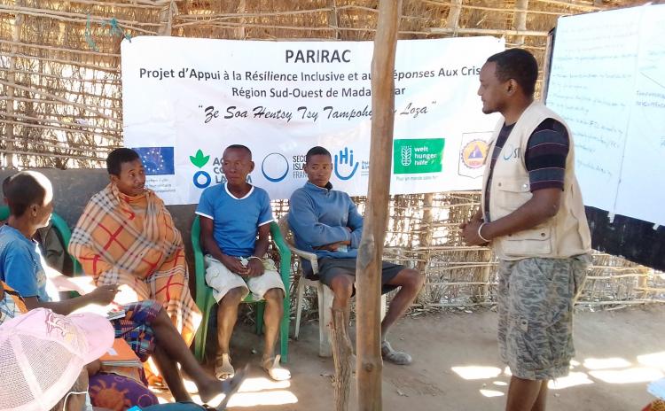 A Madagascar, le SIF et 6 autres ONG majeures travaillent sur la gestion des risques de catastrophes naturelles dans le cadre du projet Vonona