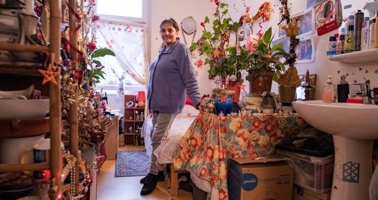 Aïda dans sa chambre à Valgiros