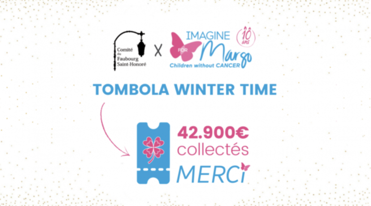 Tombola Winter Time Paris au profit d'Imagine for Margo
