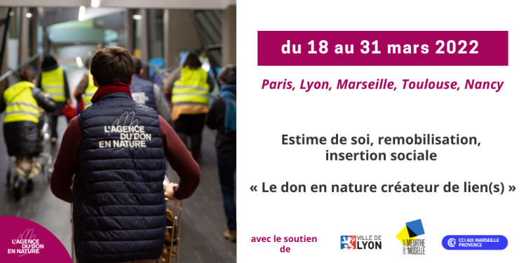 La 14e Semaine du Don en Nature de l'Agence du Don en Nature