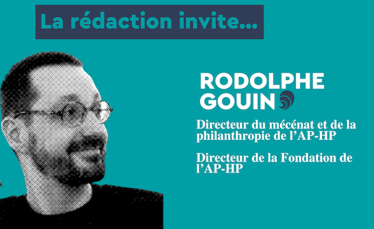 Rodolphe Gouin est l'invité de la rédaction. Crédit : Fondation AP-HP