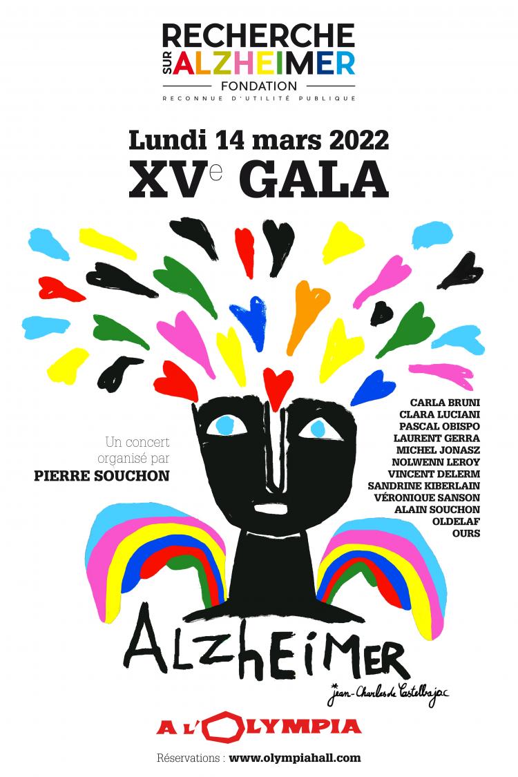 Affiche du 15e Gala de la Fondation Recherche Alzheimer