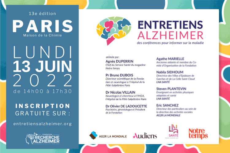 Affiche des Entretiens Alzheimer Paris