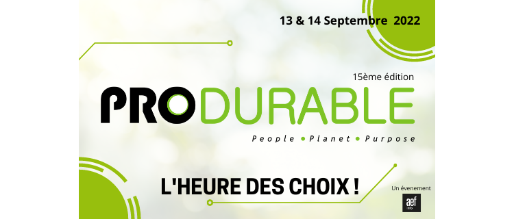 L'Agence du Don en Nature sera à Produrable