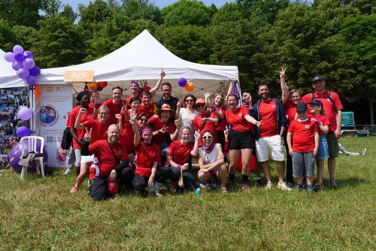 Les collaborateurs de Generali, engagés auprès de leur fondation The Human Safety Net. Crédit photo : DR.