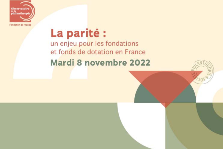 La parité : un enjeu pour les fondations et fonds de dotation en France - Crédit photo : FdF