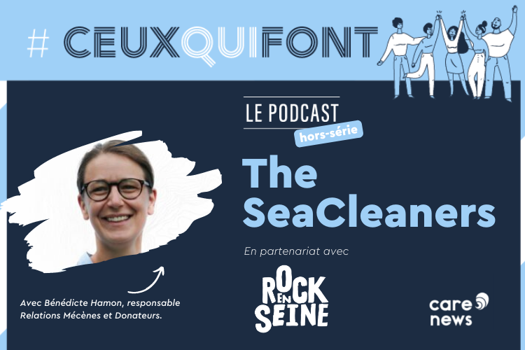 The SeaCleaners est l'une des trois associations lauréates de l'appel à projets Rock en Seine s'engage !