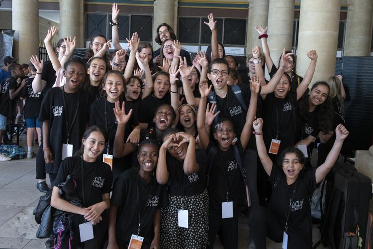 L'orchestre à l'école de Rueil-Malmaison au ministère de la Culture - © Caroline Bottaro