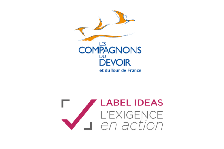 Les Compagnons du Devoir et du Tour de France obtiennent pour la 2ème fois le Label IDEAS
