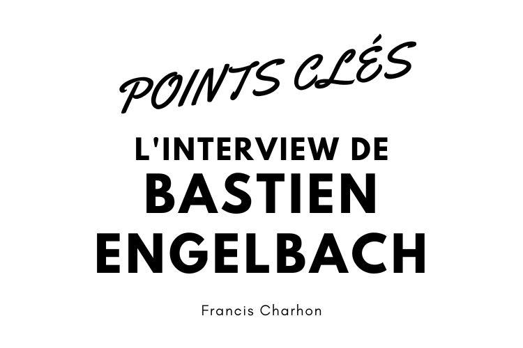 [POINTS CLÉS] L'interview de Bastien Engelbach par Francis Charhon. Crédit visuel : Carenews.