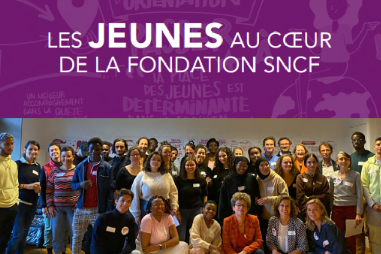Synthèse "les jeunes au cœur" de la Fondation SNCF avec VersLeHaut - Crédit photo : SNCF
