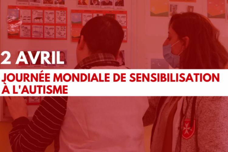 Journée mondiale de sensibilisation à l'autisme : l'Ordre de Malte France engagé depuis  près de 30 ans 