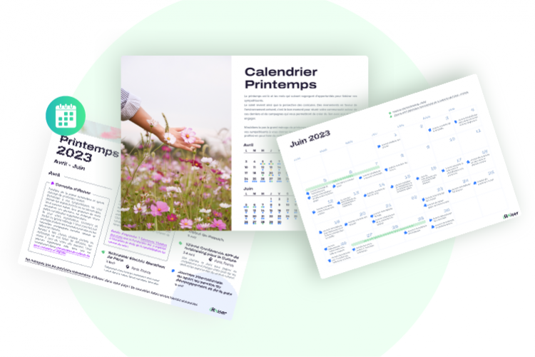 Printemps 2023 : téléchargez le calendrier iRaiser dédié au fundraising - Crédit photo : iRaiser