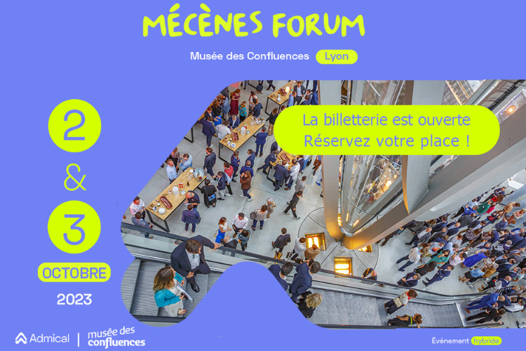 Mécènes Forum 2023 - Ouverture de la billeterie - Crédit photo : Admical