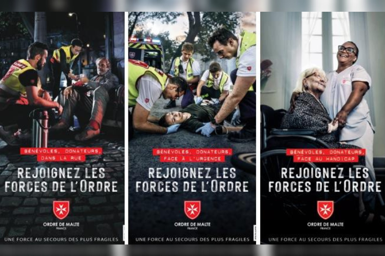 L'Ordre de Malte France lance une nouvelle campagne de communication - Crédit photo : L'Ordre de Malte