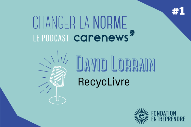David Lorrain (RecycLivre) : « On peut être efficient économiquement tout en faisant attention à l’homme et la planète. » Crédit visuel : Carenews. 