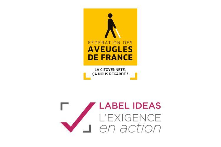 3ème label IDEAS pour la Fédération des Aveugles de France