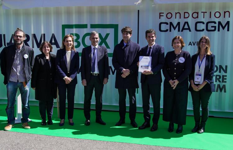 La PharmaBox de la Fondation CMA CGM exposée au Forum Europe Afrique à Marseille