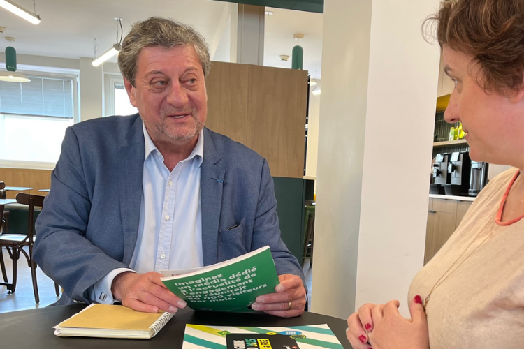 Lionnel Rainfray, par ailleurs président de France Active Ile-de-France, préside le comité ESS du Medef. Crédit : Carenews.
