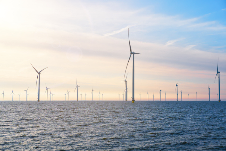 Le développement des énergies marines renouvellables fait partie des "défis" permettant de développer une "économie bleue", selon EpE. Crédit : iStock