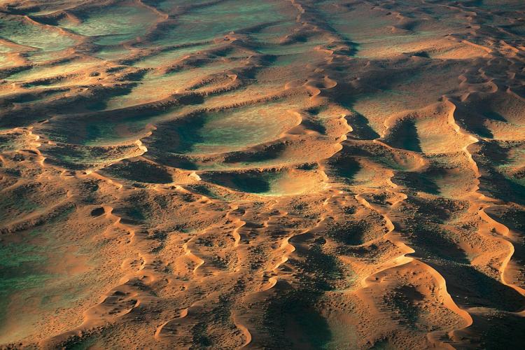 Beginning of the Namib desert, west of Gamsberg, region of Windhoek, Namibia (22°35' S, 17°02' E). © Yann Arthus-Bertrand