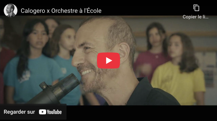 Calogero × Orchestre à l'École