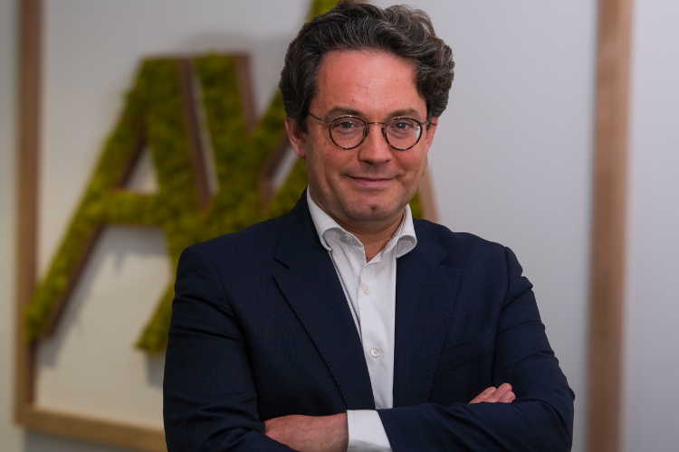 Clément Rouxel, ancien directeur de la communication et de l'engagement d'Axa, est désormais délégué général du fonds. Crédits : Axa France.
