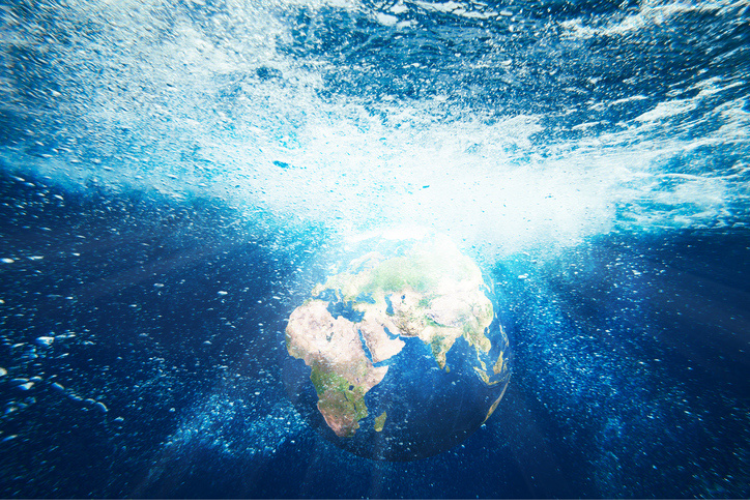 L'acidification des océans est principalement causée par l’augmentation du dioxyde de carbone (CO2) dans l’atmosphère. Crédit : iStock