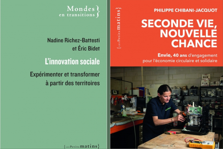 Le Prix du livre sur l'ESS a été remis dans deux catégories. Crédits : Les Petits Matins.