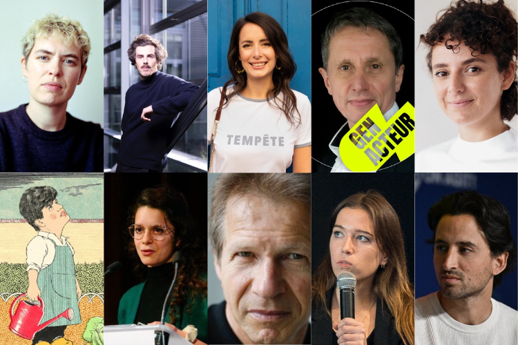 Les dix influenceuses et influenceurs RSE à suivre cette année. Crédits : DR.