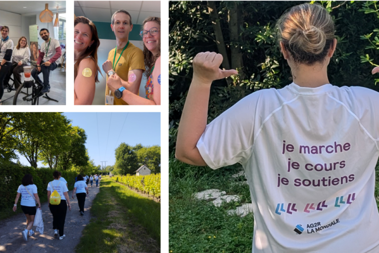 Photos collaborateurs AG2R LA MONDIALE, challenge sportif et solidaire 2026 (Droits réservés)