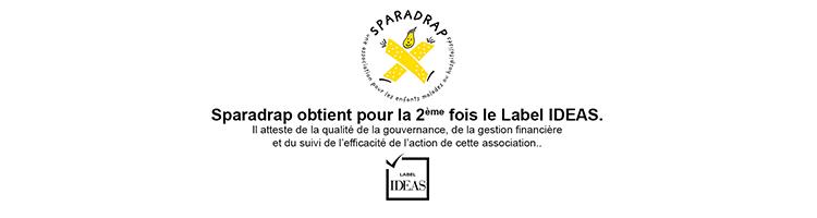 L’association SPARADRAP obtient pour la 2ème fois le Label IDEAS