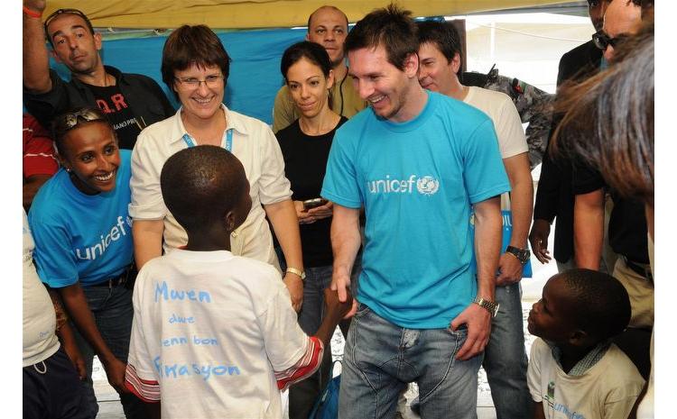 Messi offre un gros chèque à l’Unicef, pour se racheter ?