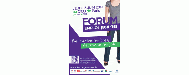 [Agenda] Vous cherchez un emploi : venez au forum Jeun'ESS