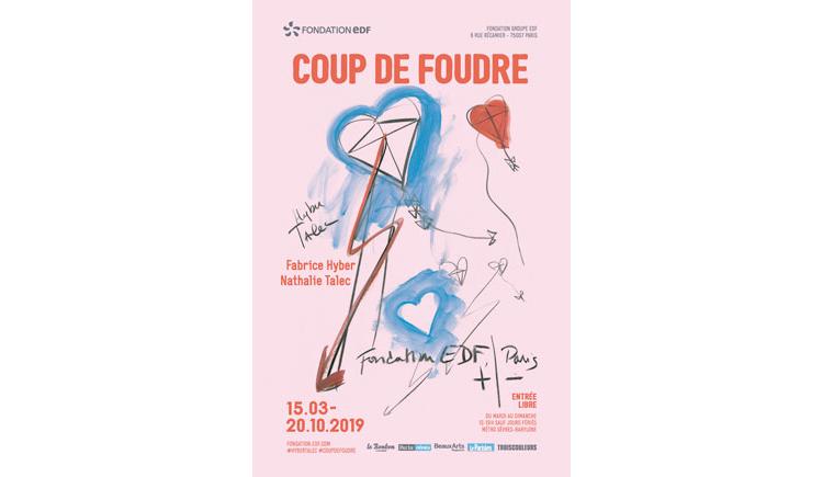 EXPOSITION : FABRICE HYBER & NATHALIE TALEC « COUP DE FOUDRE »