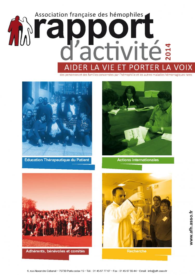 Le rapport d'activité 2014 est paru !