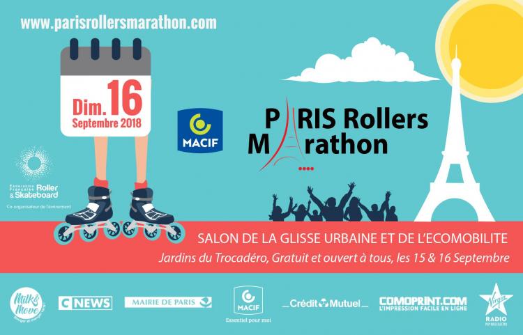 Diffuz participe au Macif Paris Rollers Marathon 2018