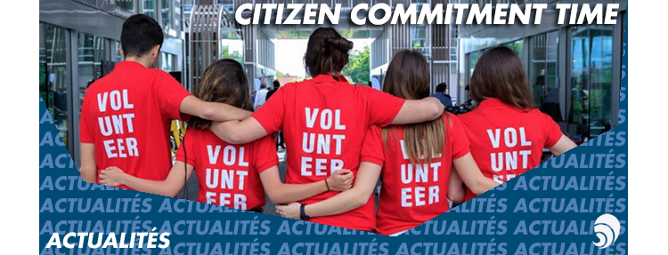 Les collaborateurs de Société Générale réunis pour le Citizen Commitment Time