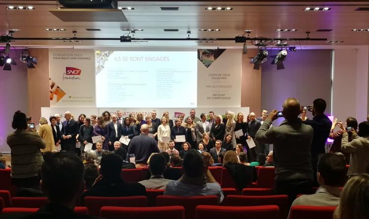 Salariés engagés : Édition 2018 des Prix de la Fondation SNCF