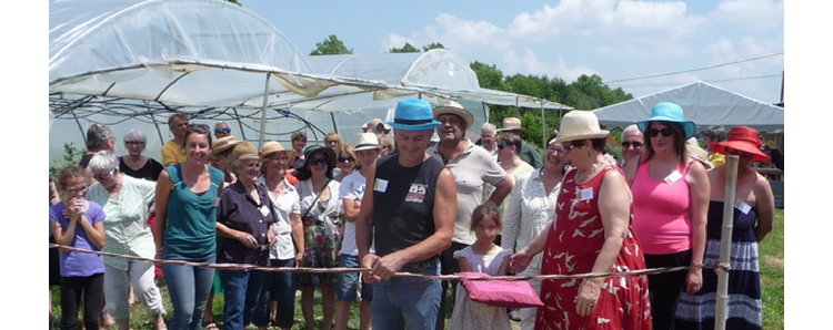 L'association « au potager solidaire » inaugure l’extension de son jardin (38)