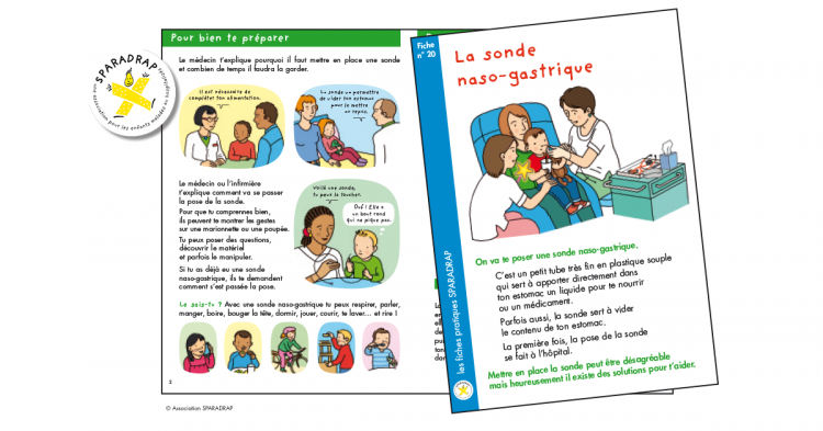 Expliquer aux enfants la pose d'une sonde naso-gastrique