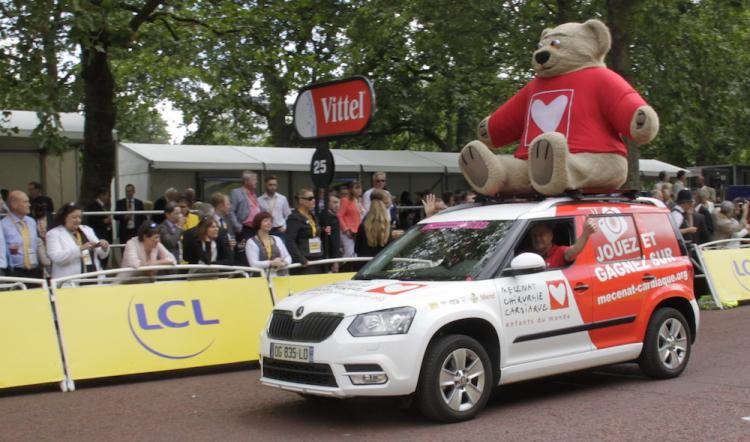 L'association Mécénat Chirurgie Cardiaque est sur le Tour de France